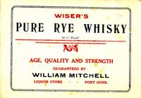 Mitchell's Rye label