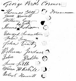 Inquest jury signatures